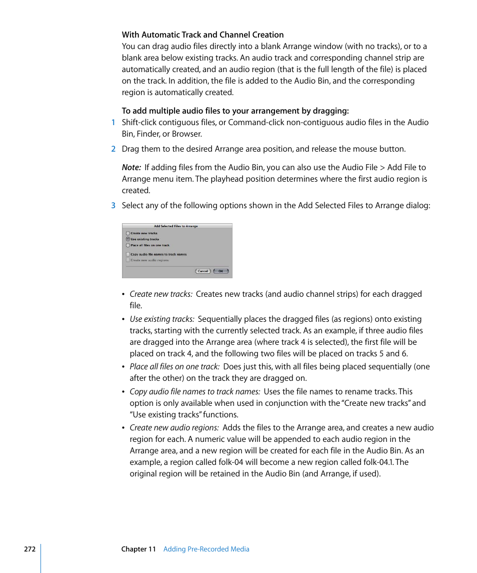 Apple Logic Pro 8 User Manual | Page 272 / 1030