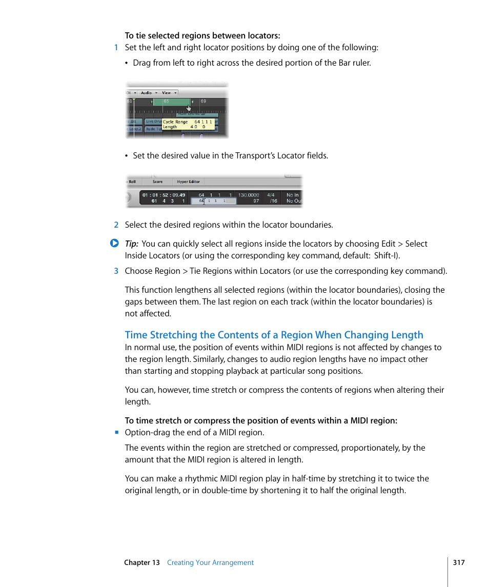 Apple Logic Pro 8 User Manual | Page 317 / 1030