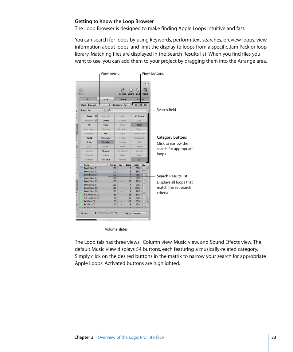Apple Logic Pro 8 User Manual | Page 33 / 1030