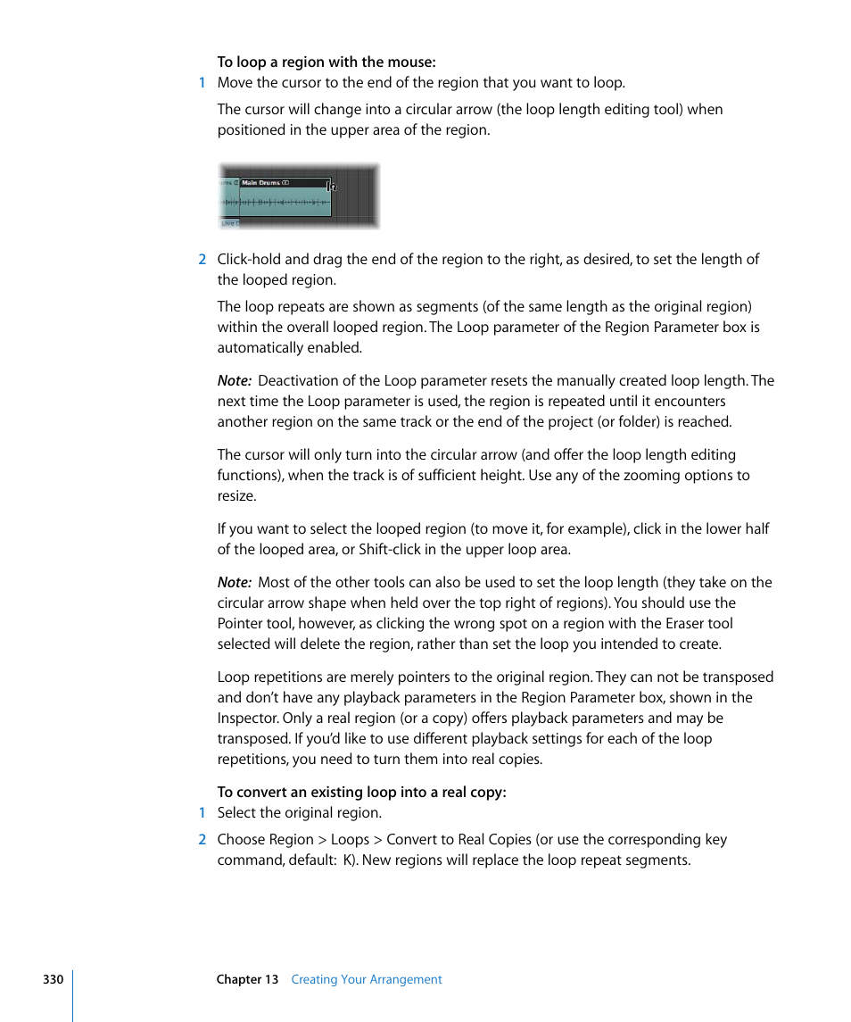 Apple Logic Pro 8 User Manual | Page 330 / 1030