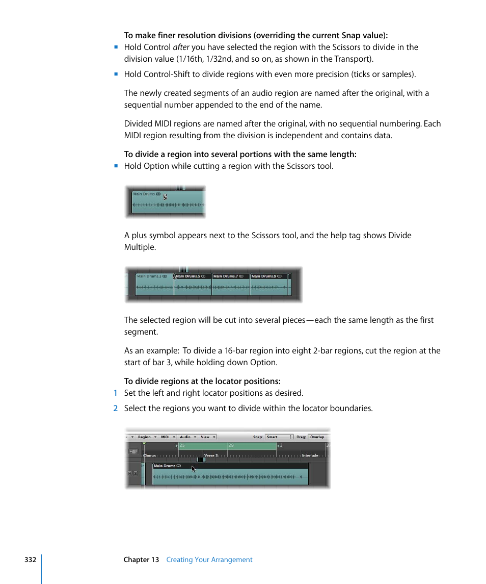Apple Logic Pro 8 User Manual | Page 332 / 1030