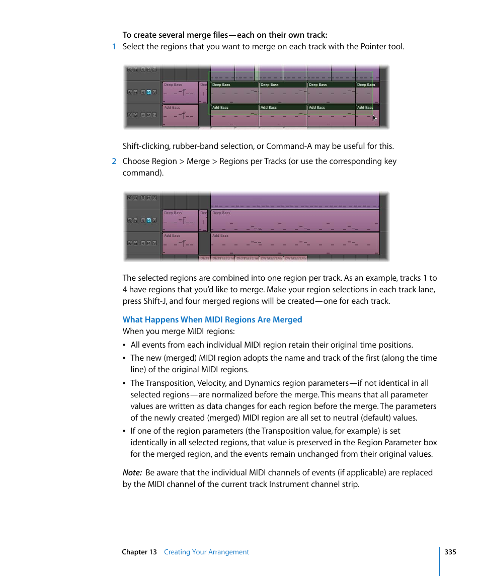 Apple Logic Pro 8 User Manual | Page 335 / 1030