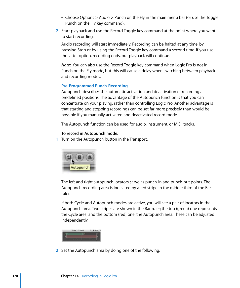 Apple Logic Pro 8 User Manual | Page 370 / 1030