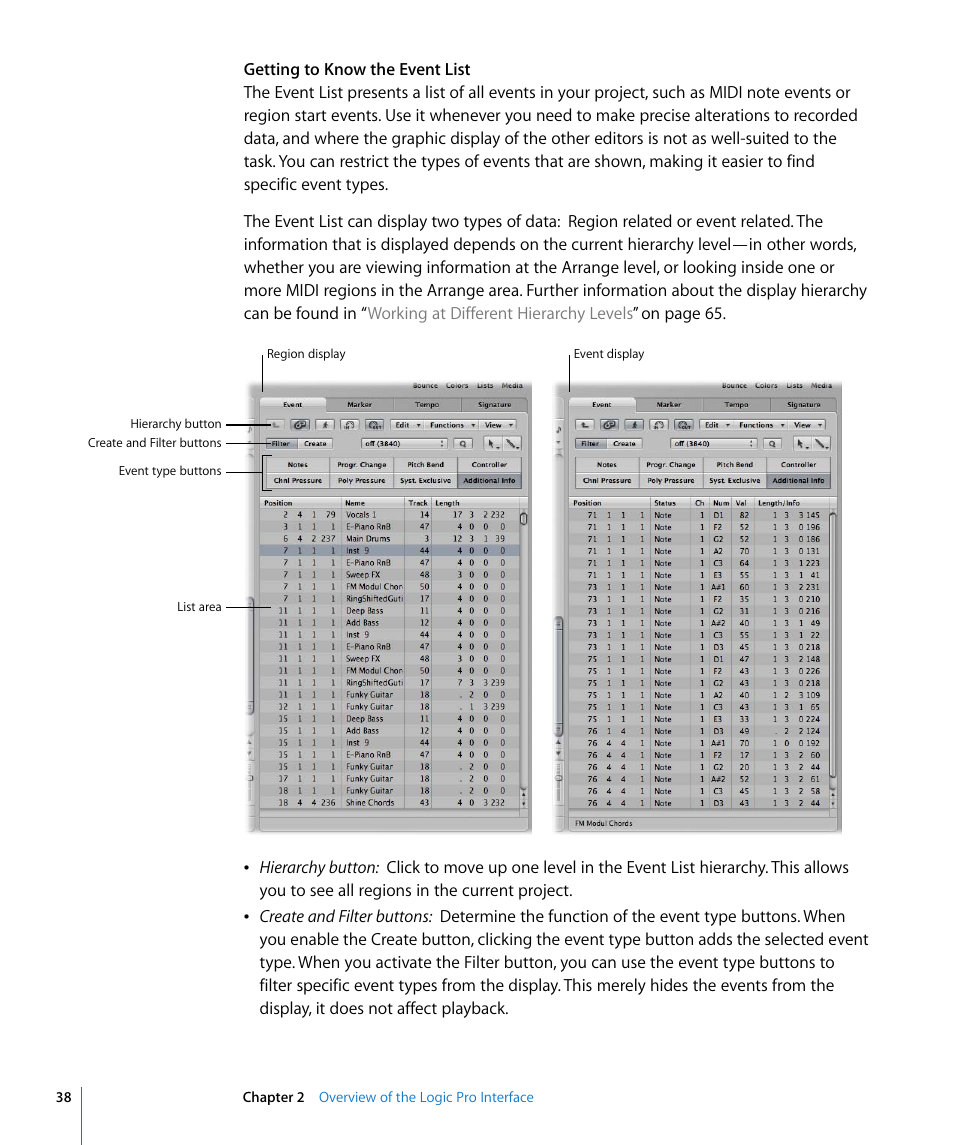 Apple Logic Pro 8 User Manual | Page 38 / 1030