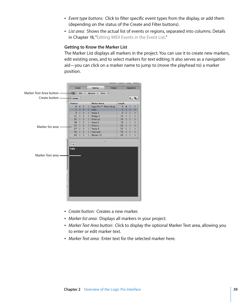 Apple Logic Pro 8 User Manual | Page 39 / 1030