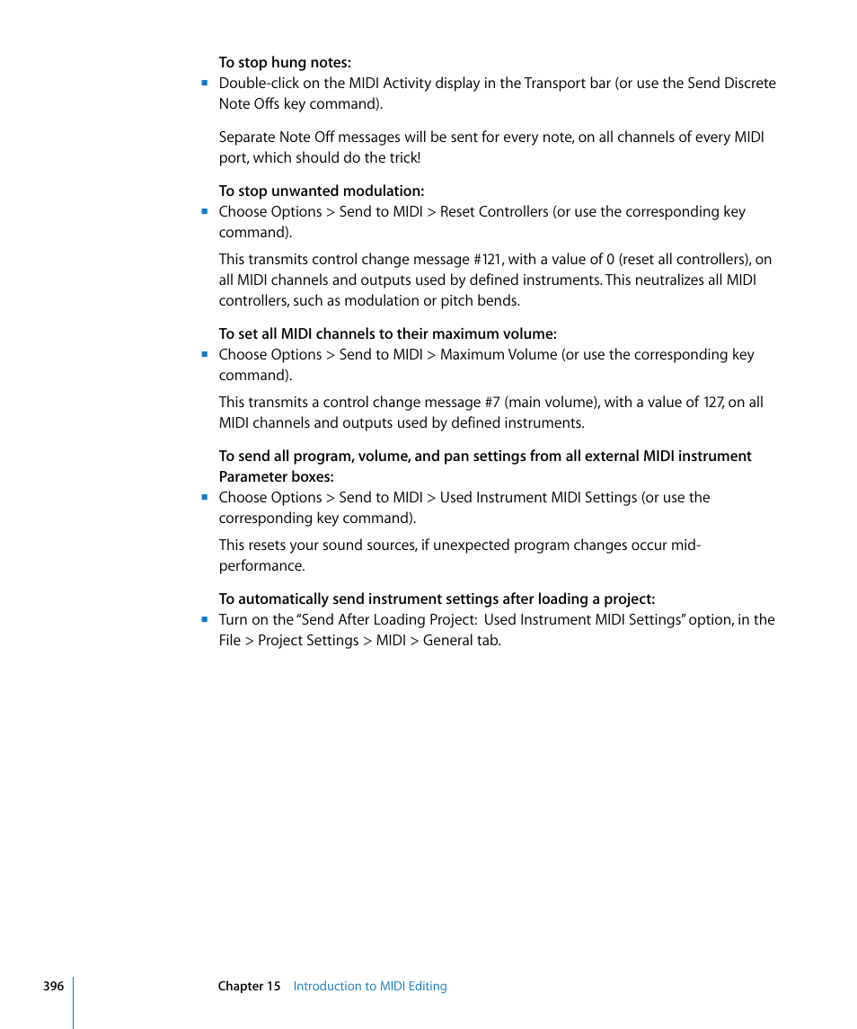 Apple Logic Pro 8 User Manual | Page 396 / 1030