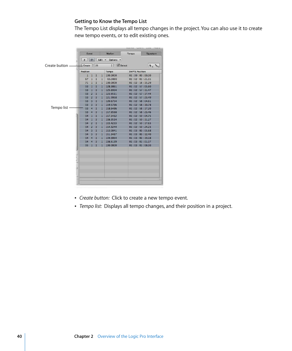 Apple Logic Pro 8 User Manual | Page 40 / 1030