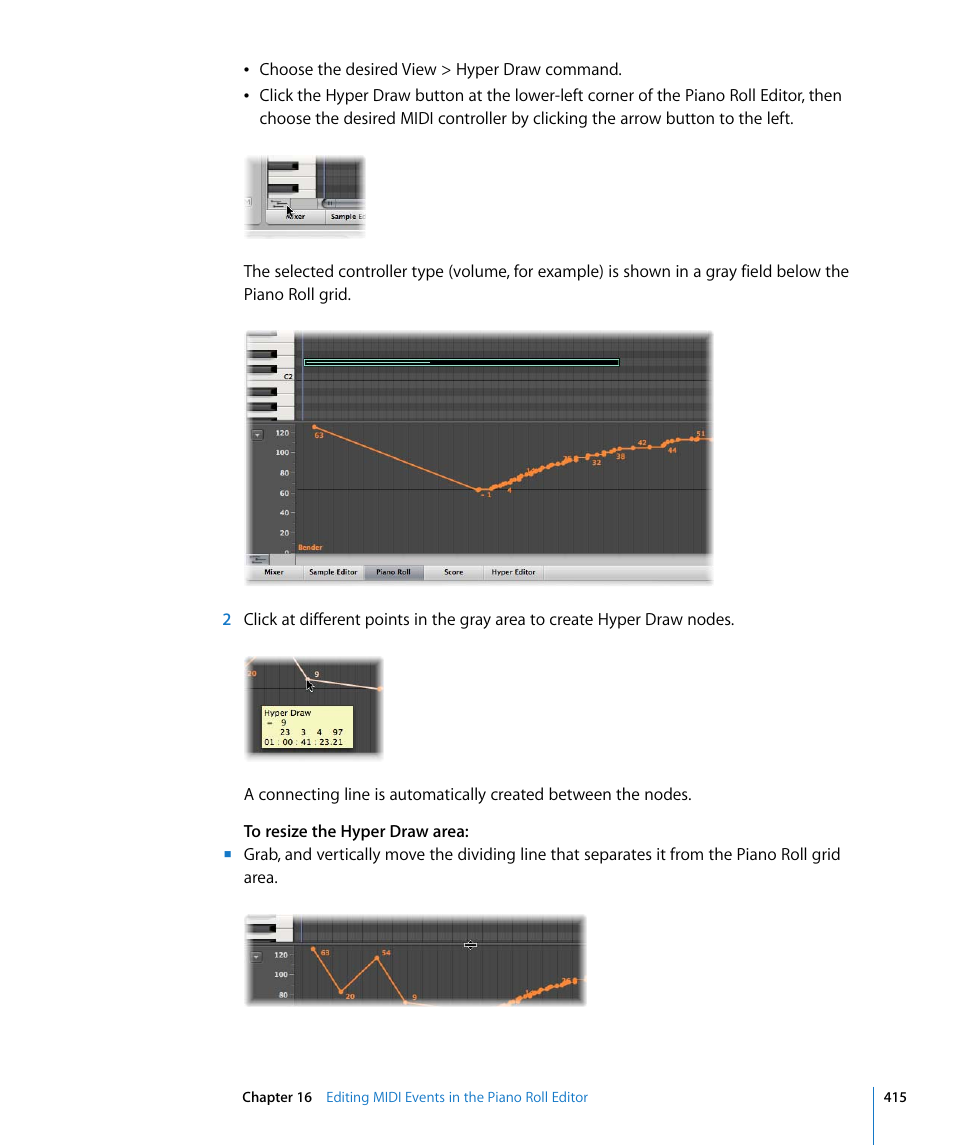 Apple Logic Pro 8 User Manual | Page 415 / 1030