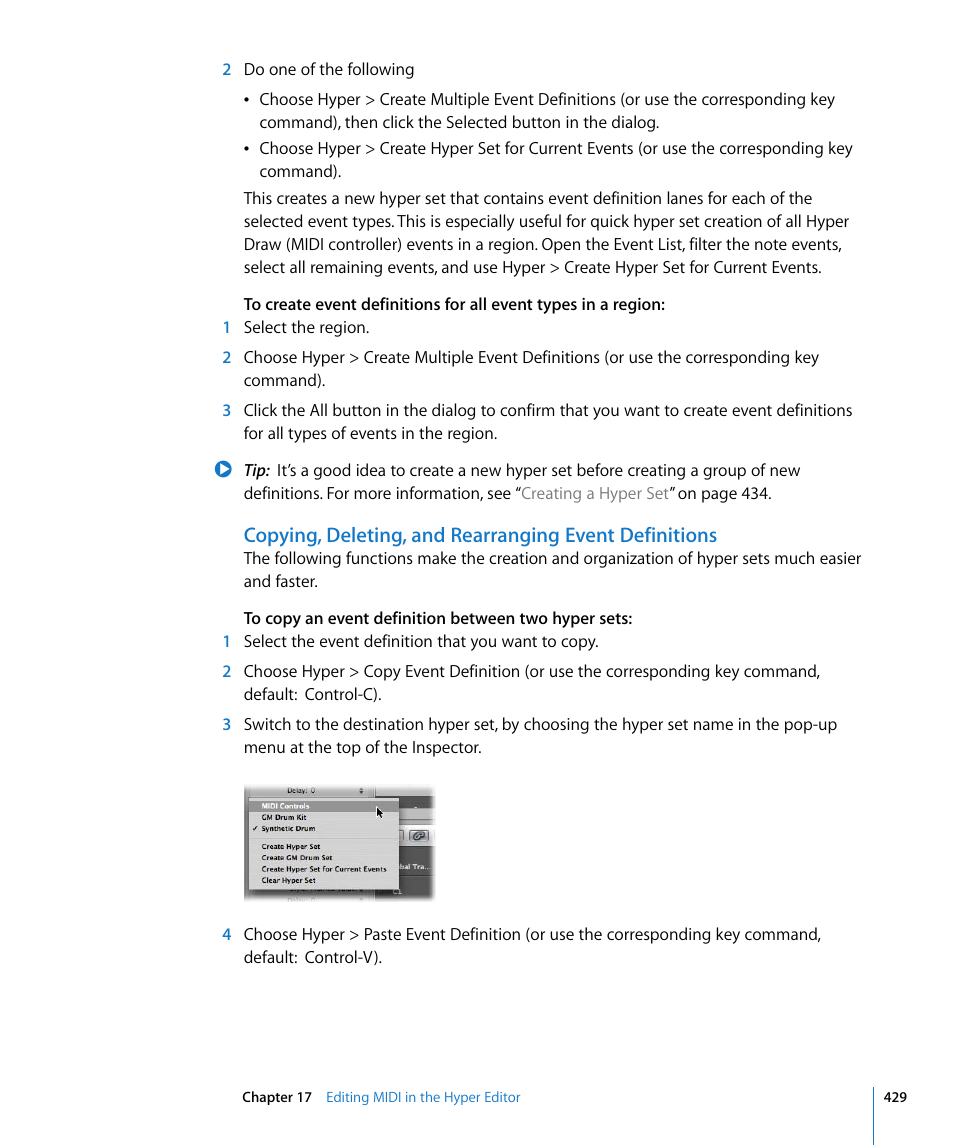 Apple Logic Pro 8 User Manual | Page 429 / 1030