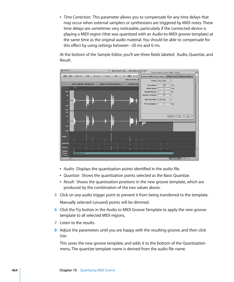 Apple Logic Pro 8 User Manual | Page 464 / 1030