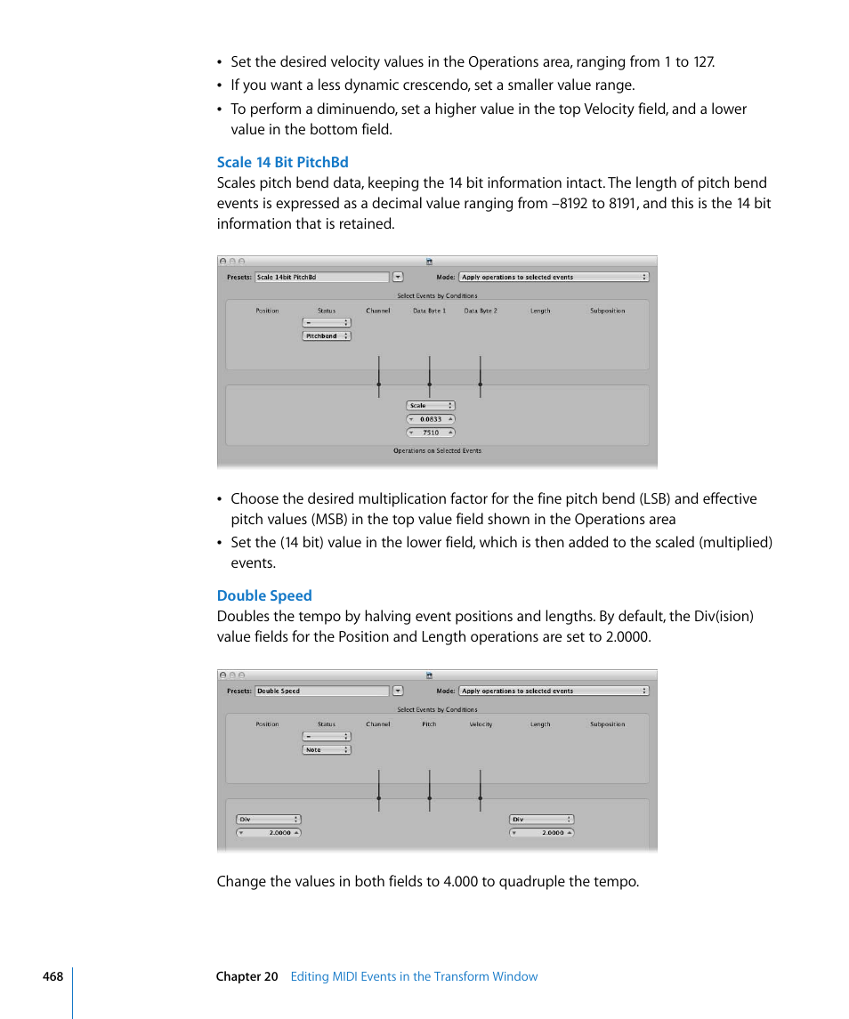 Apple Logic Pro 8 User Manual | Page 468 / 1030