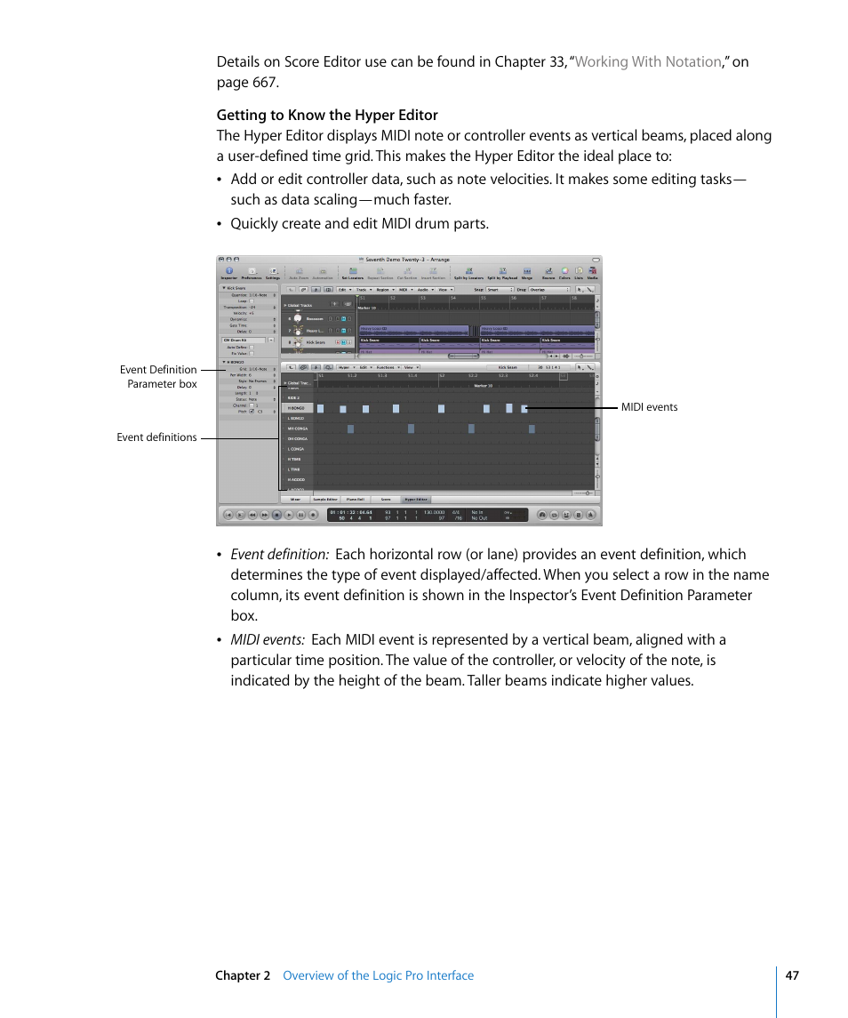 Apple Logic Pro 8 User Manual | Page 47 / 1030