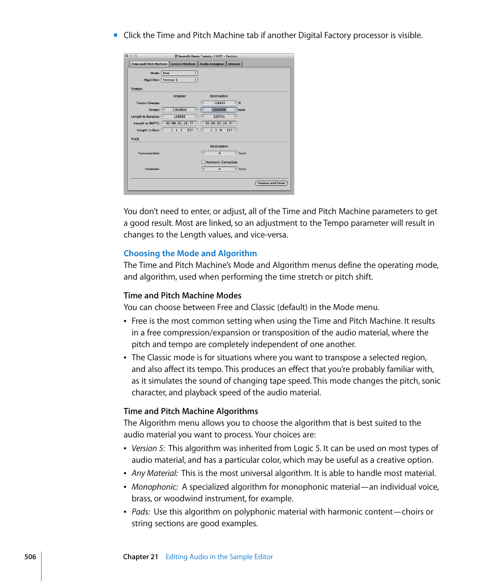 Apple Logic Pro 8 User Manual | Page 506 / 1030