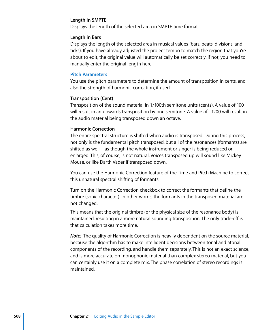 Apple Logic Pro 8 User Manual | Page 508 / 1030