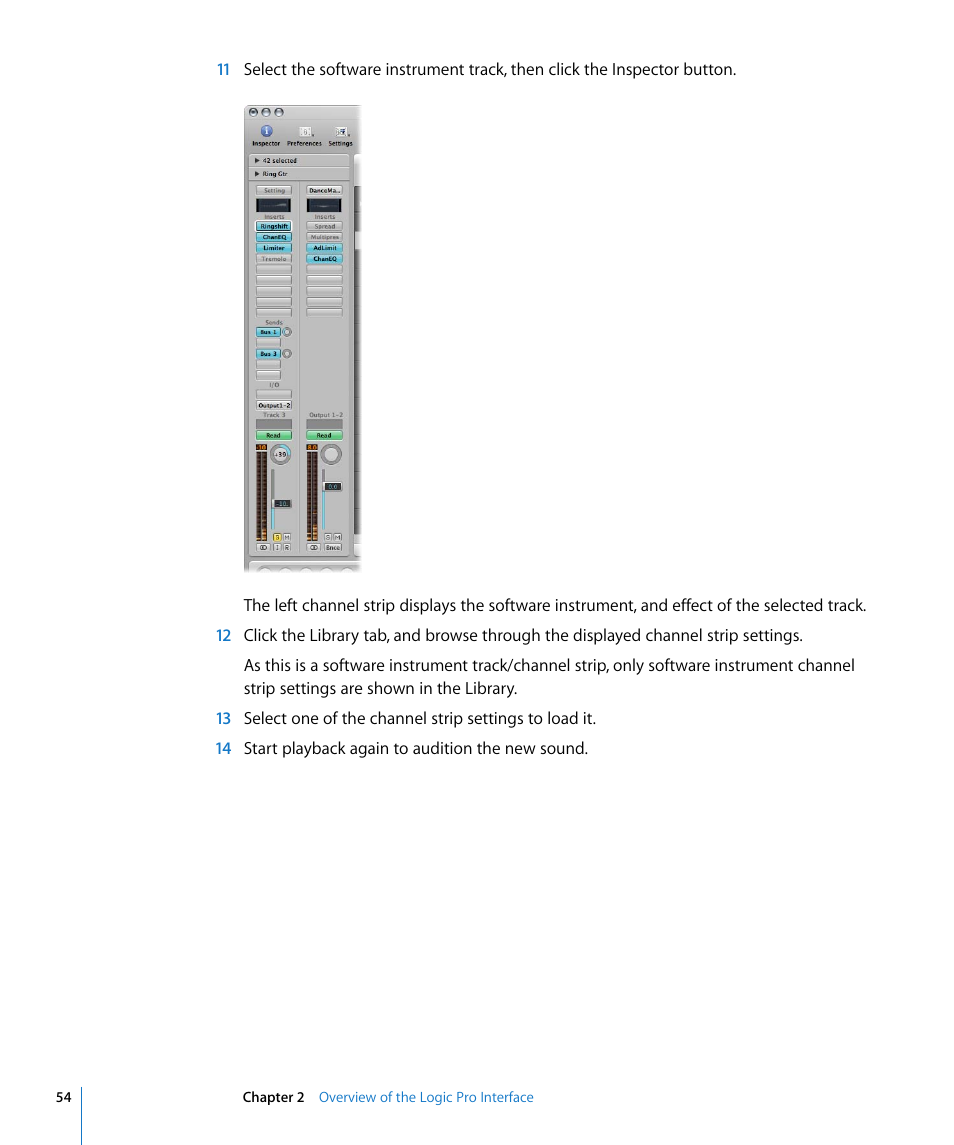 Apple Logic Pro 8 User Manual | Page 54 / 1030