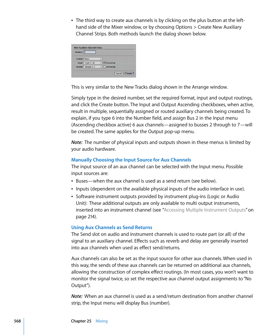 Apple Logic Pro 8 User Manual | Page 568 / 1030
