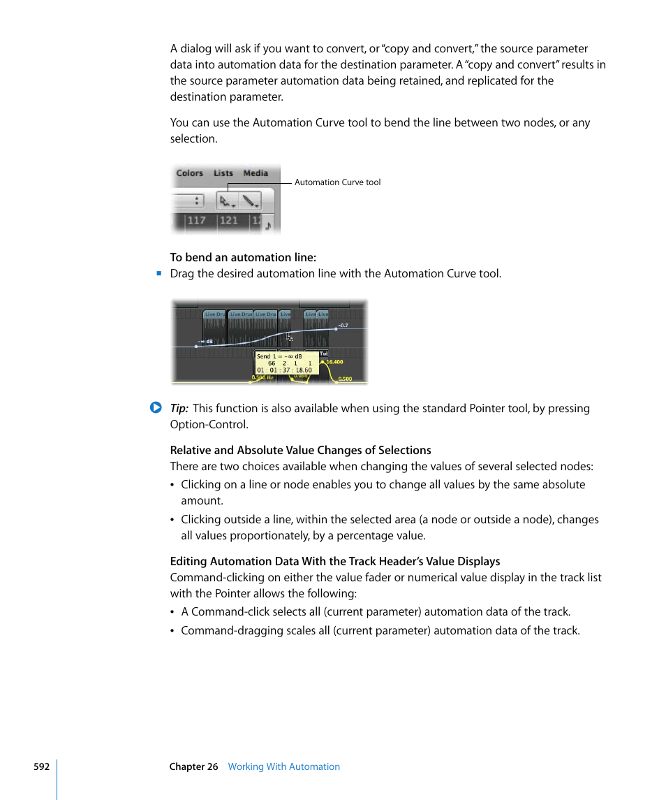 Apple Logic Pro 8 User Manual | Page 592 / 1030