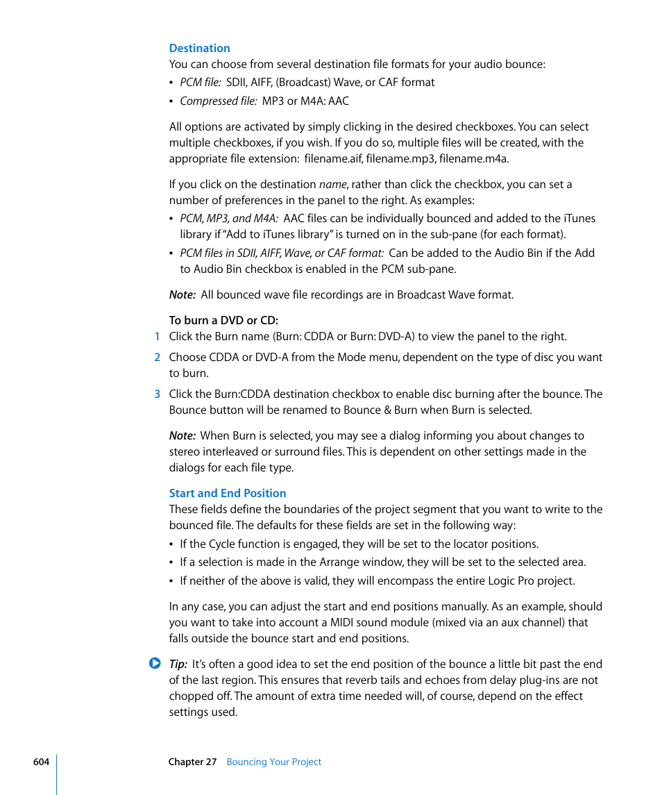 Apple Logic Pro 8 User Manual | Page 604 / 1030