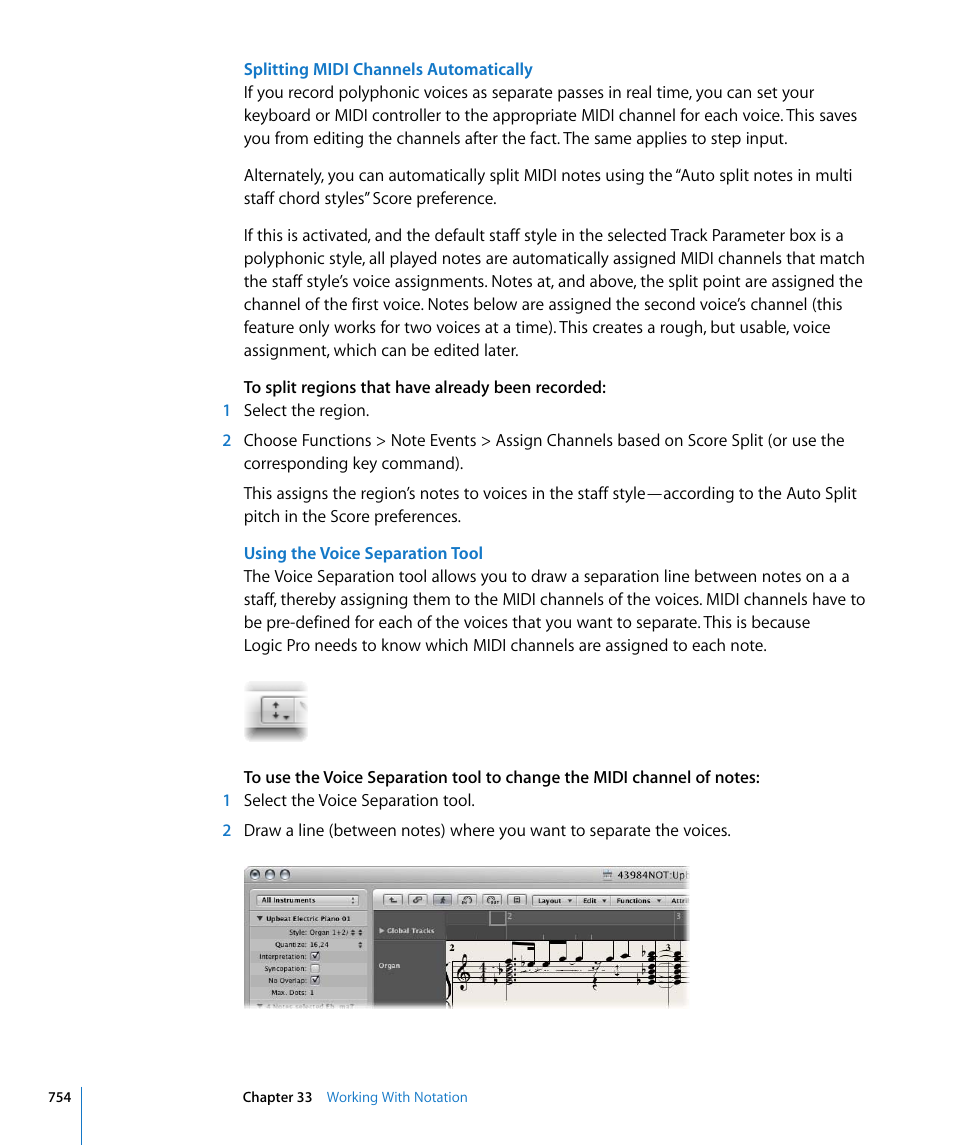 Apple Logic Pro 8 User Manual | Page 754 / 1030