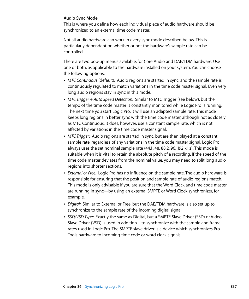 Apple Logic Pro 8 User Manual | Page 837 / 1030