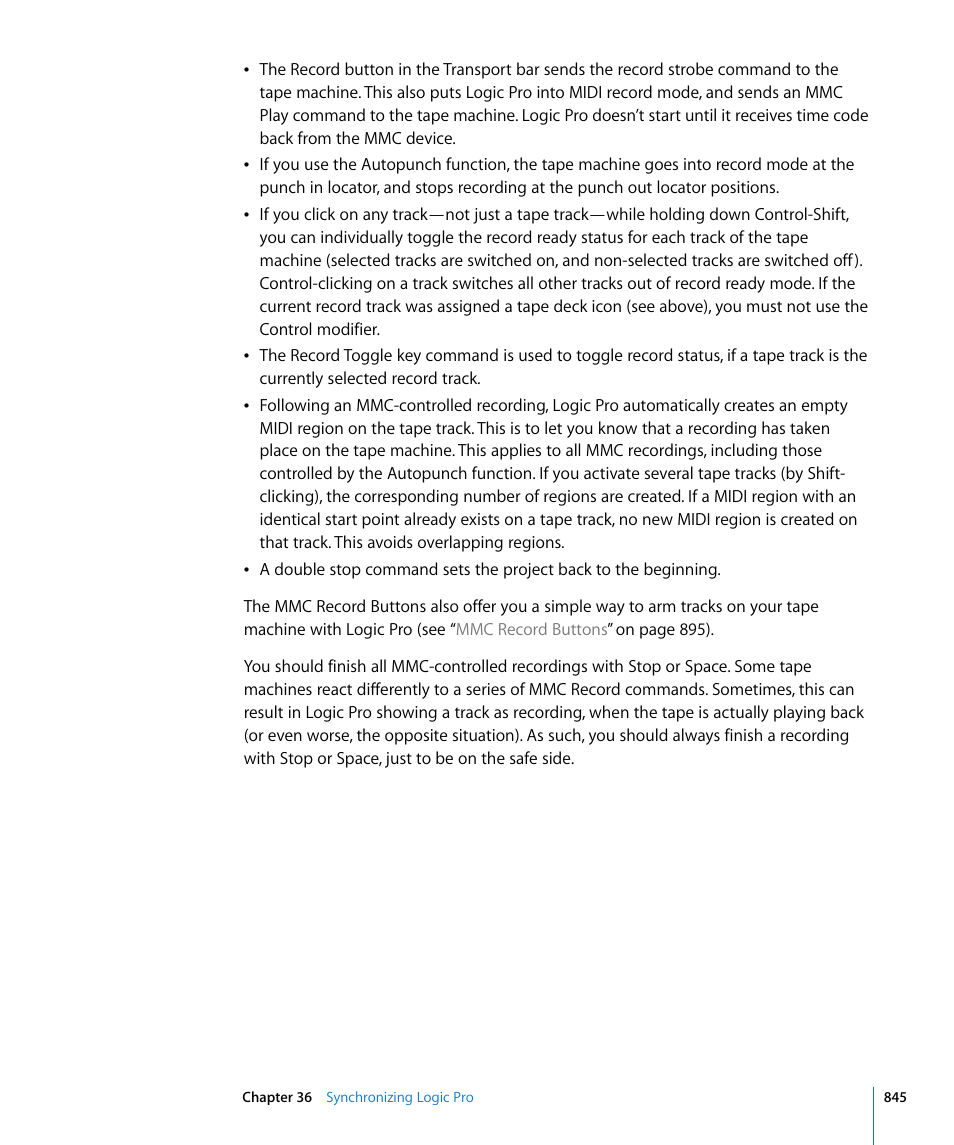 Apple Logic Pro 8 User Manual | Page 845 / 1030