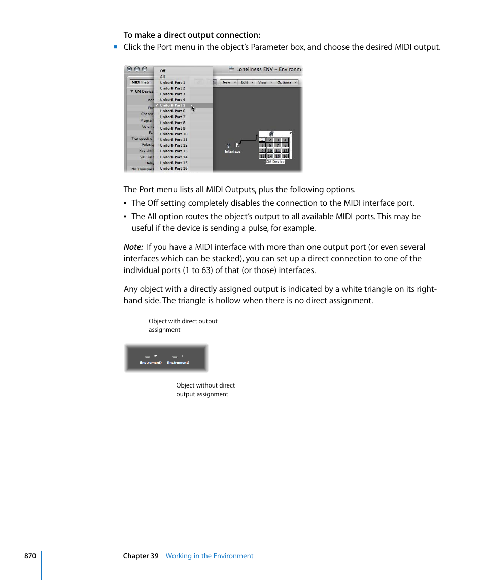 Apple Logic Pro 8 User Manual | Page 870 / 1030