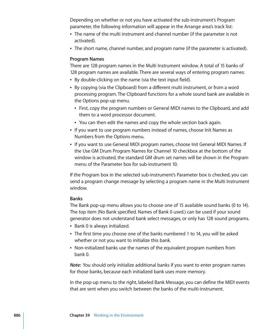 Apple Logic Pro 8 User Manual | Page 886 / 1030