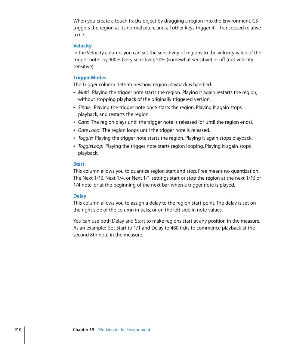Apple Logic Pro 8 User Manual | Page 910 / 1030