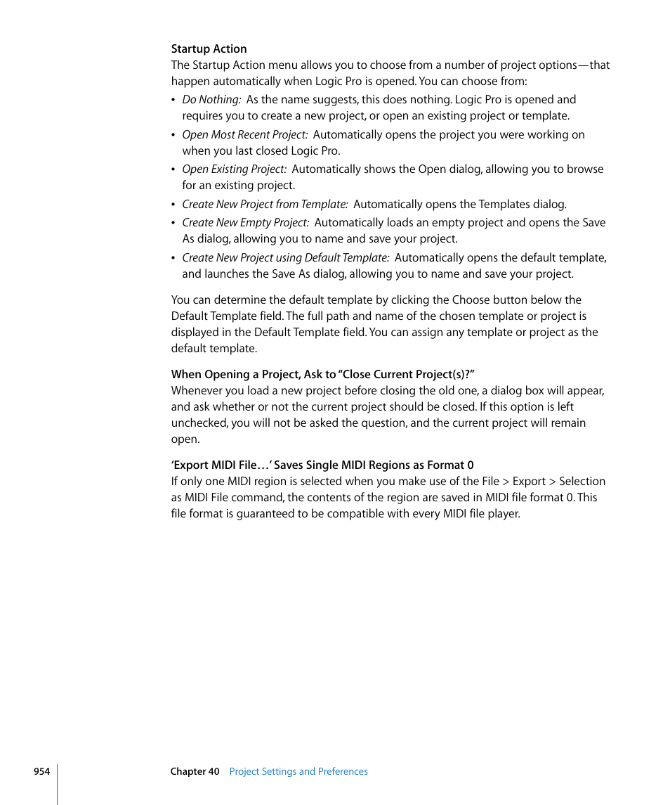 Apple Logic Pro 8 User Manual | Page 954 / 1030