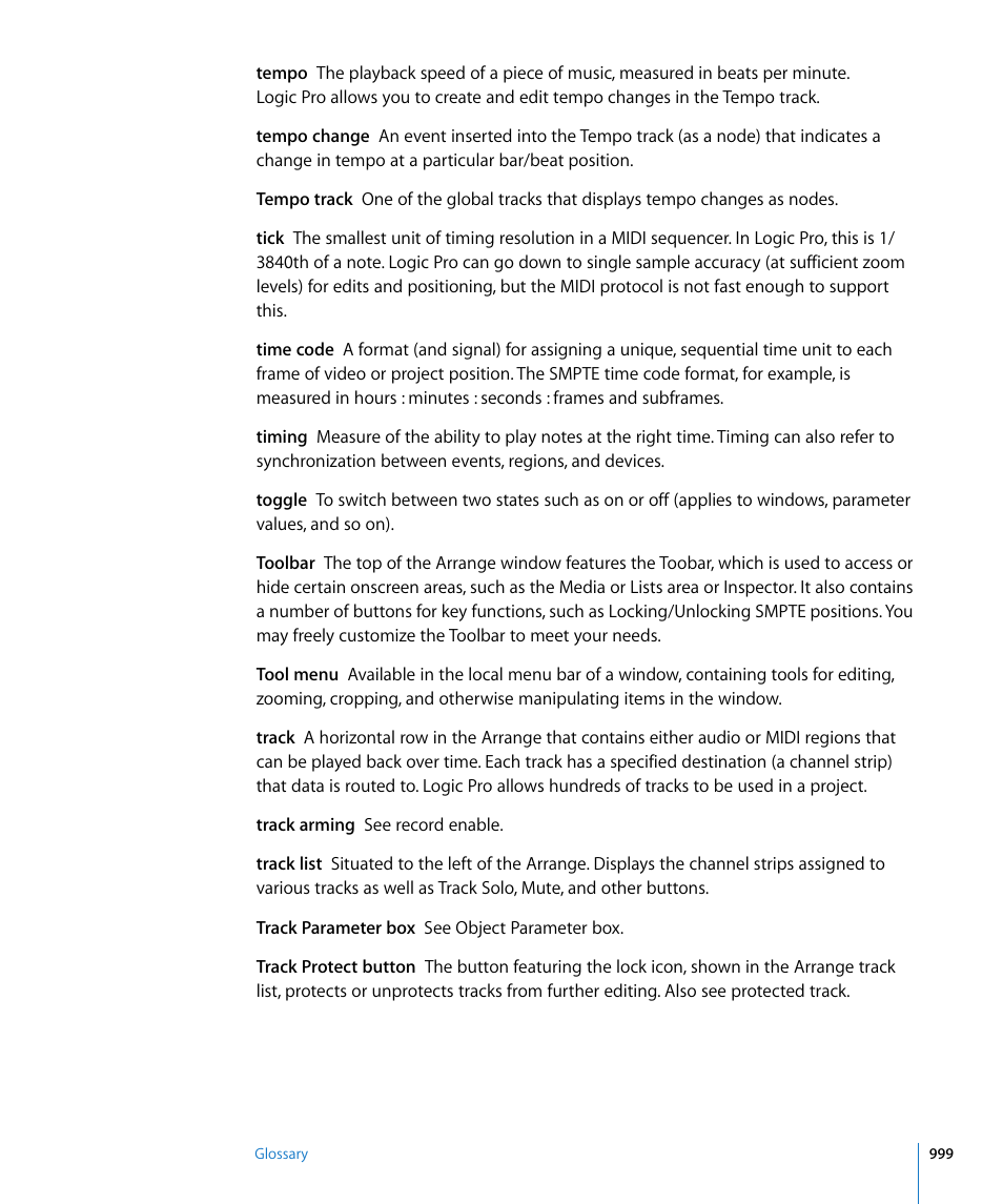 Apple Logic Pro 8 User Manual | Page 999 / 1030