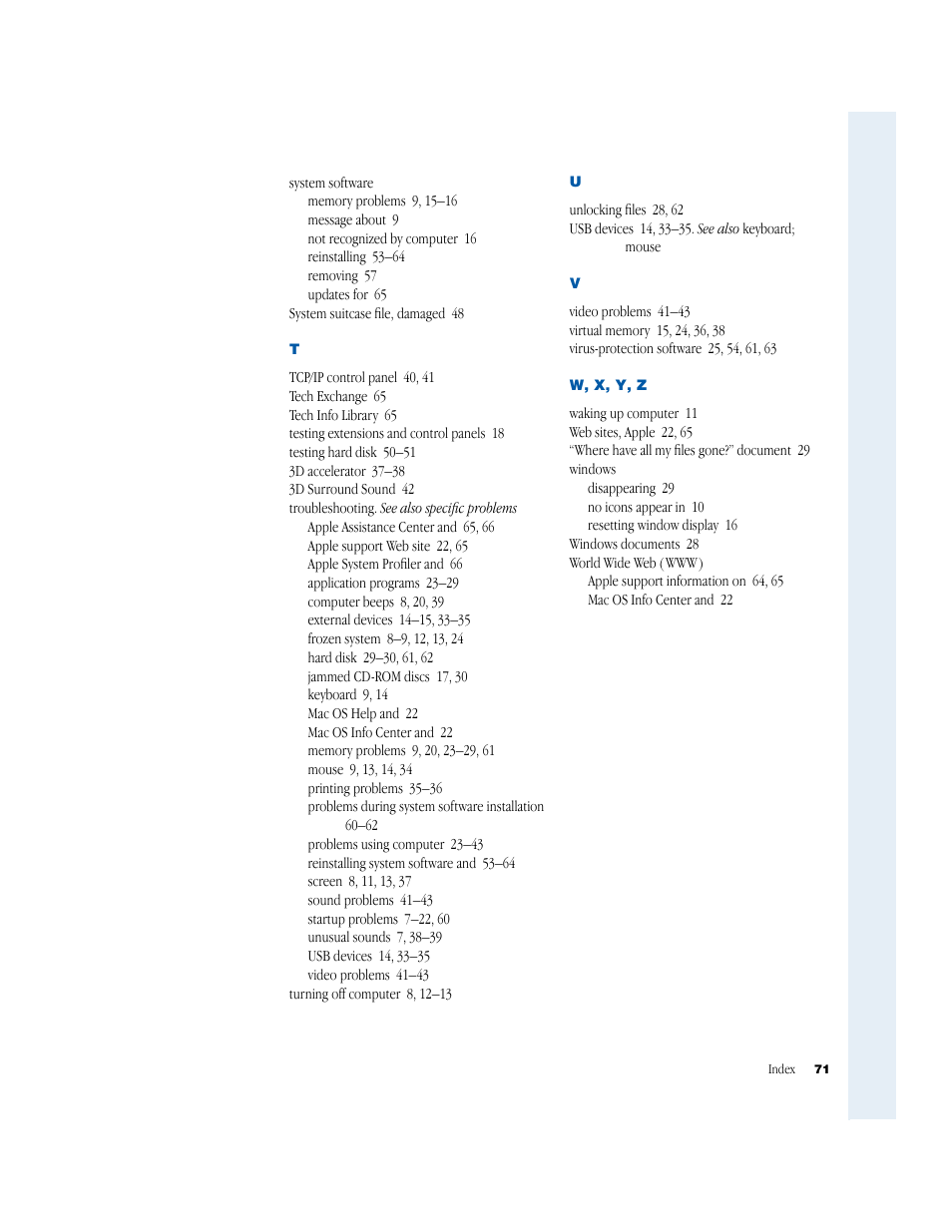 Apple iMac G3 (Original) User Manual | Page 71 / 72