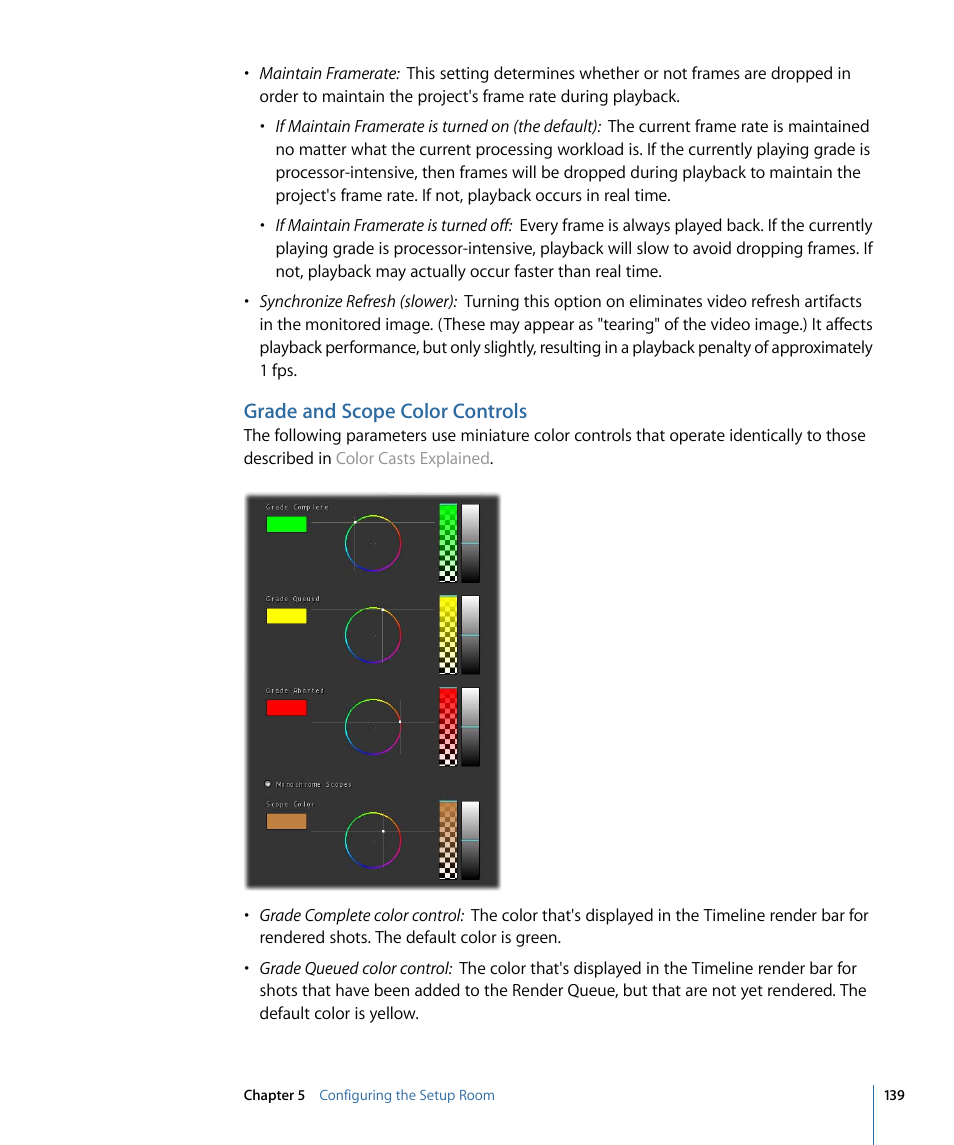 Grade and scope color controls | Apple Color 1.5 User Manual | Page 139 / 434