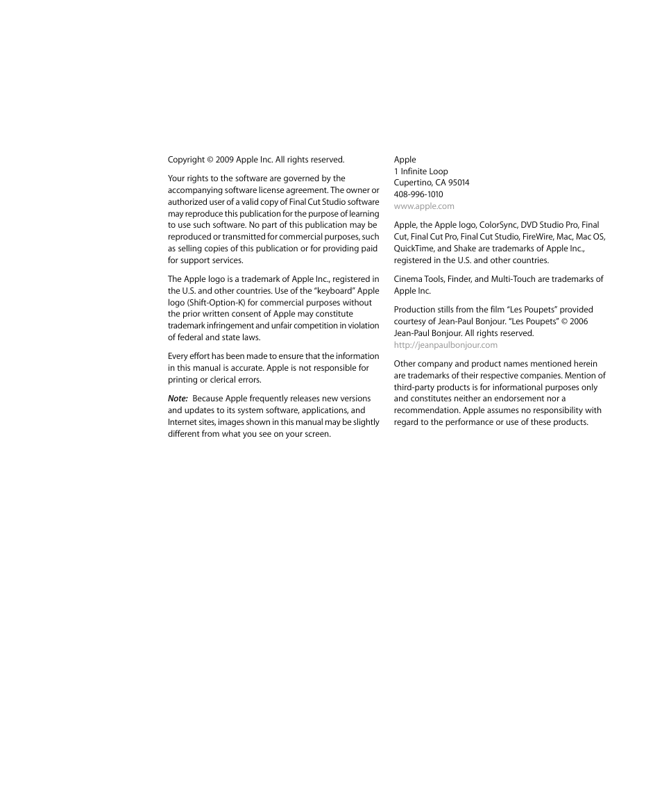 Apple Color 1.5 User Manual | Page 2 / 434