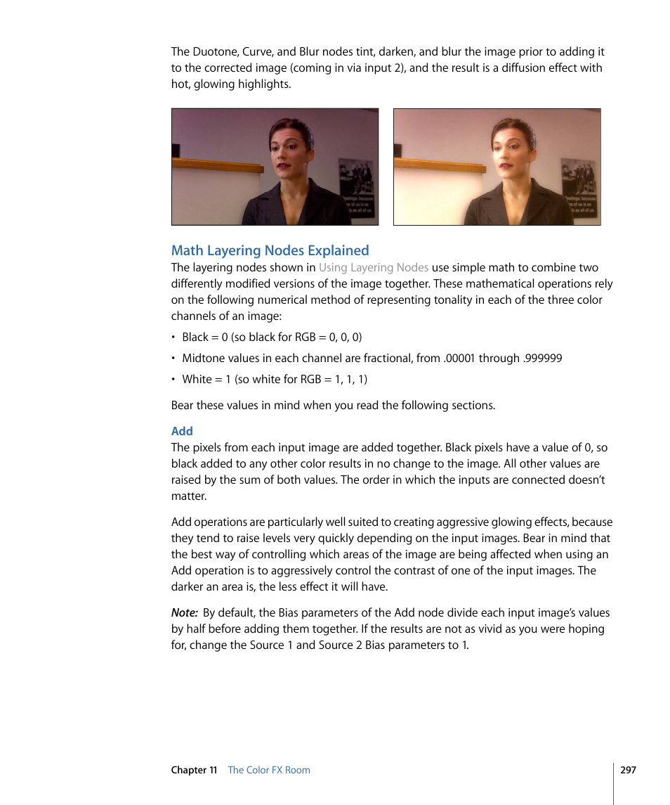 Math layering nodes explained | Apple Color 1.5 User Manual | Page 297 / 434