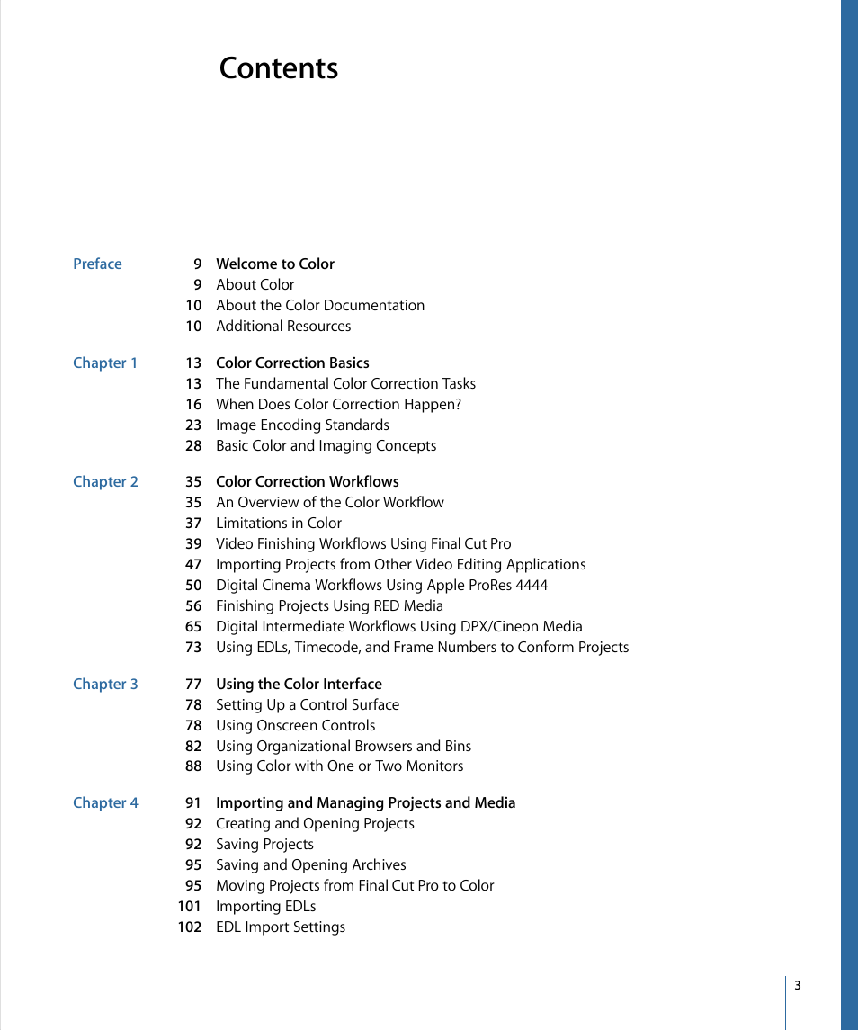 Apple Color 1.5 User Manual | Page 3 / 434