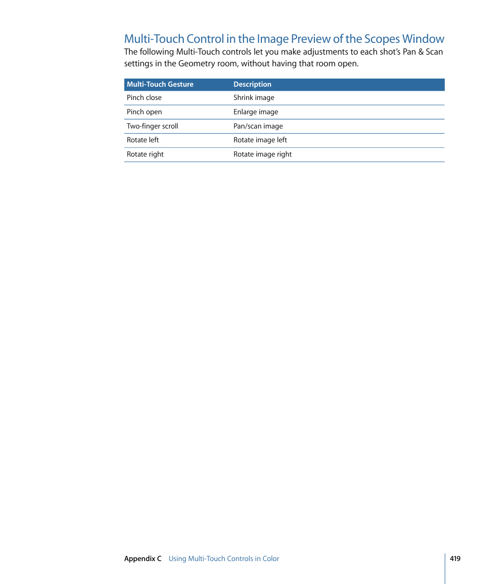 Apple Color 1.5 User Manual | Page 419 / 434