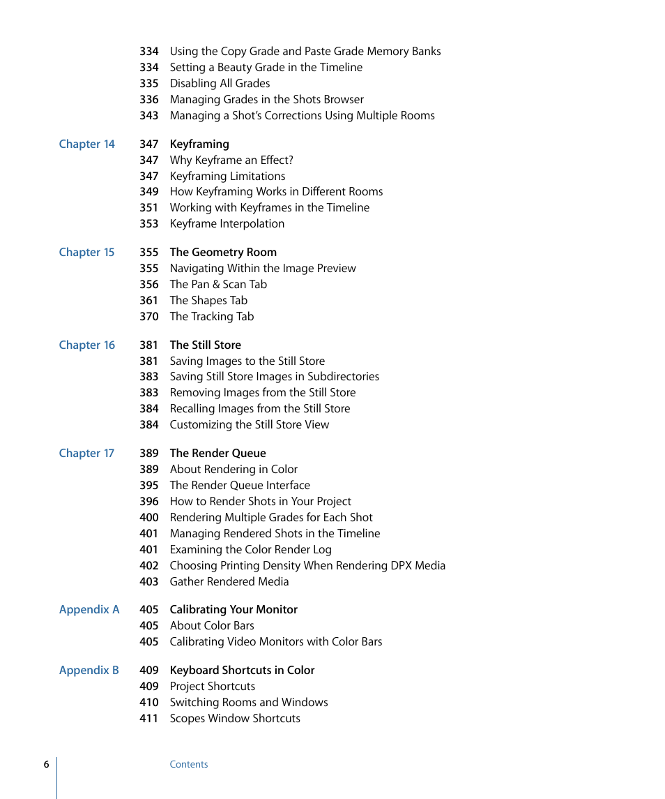 Apple Color 1.5 User Manual | Page 6 / 434