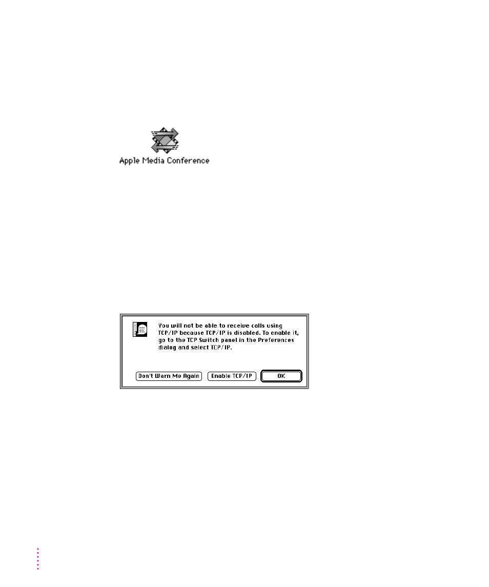 Opening apple media conference | Apple QuickTime Conferencing ISDN Kit User Manual | Page 12 / 19