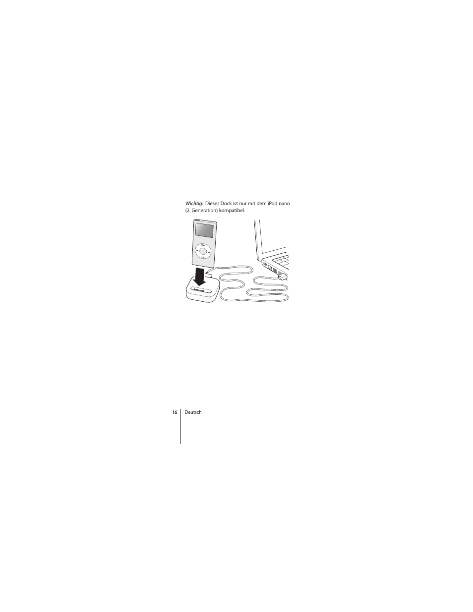 Apple iPod nano (2nd generation) Dock User Manual | Page 16 / 20
