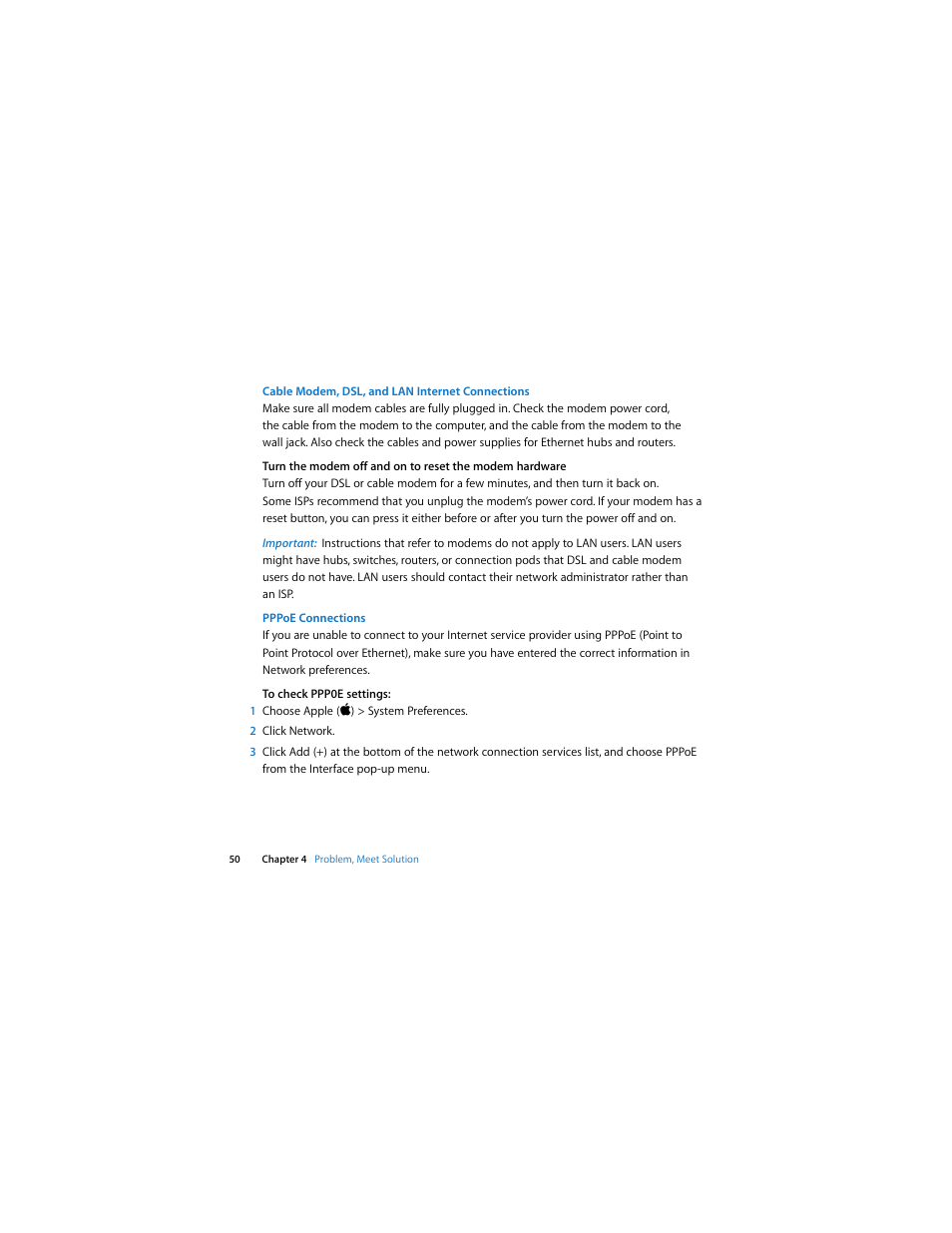 Apple MacBook (13-inch, Late 2007) User Manual | Page 50 / 80
