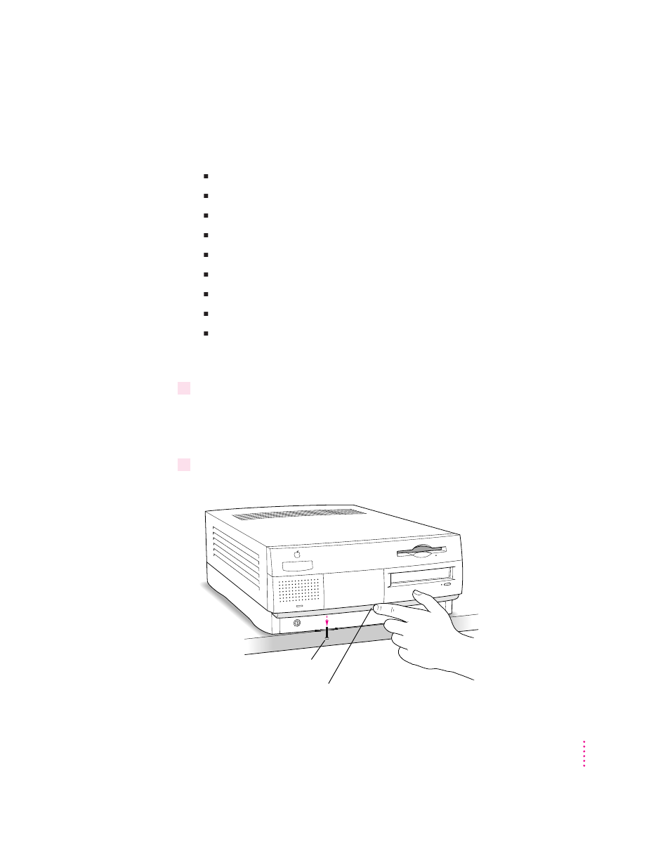 Installing the pc compatibility card hardware, Opening the computer | Apple Power Macintosh 7300 series - PC Compatibility Card User Manual | Page 101 / 187