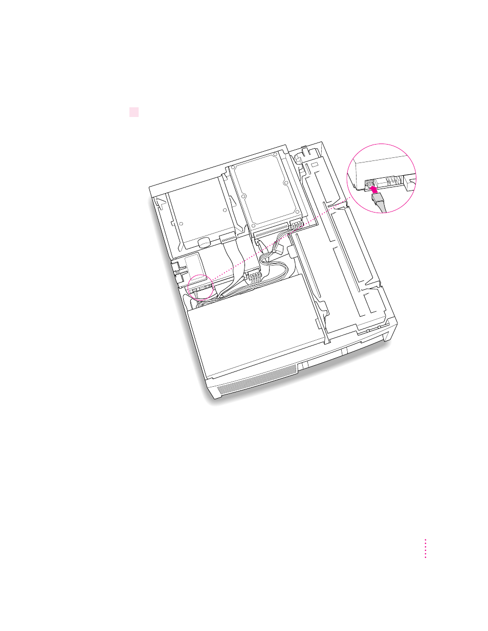 Connecting the cd in cable to the cd-rom drive | Apple Power Macintosh 7300 series - PC Compatibility Card User Manual | Page 121 / 187