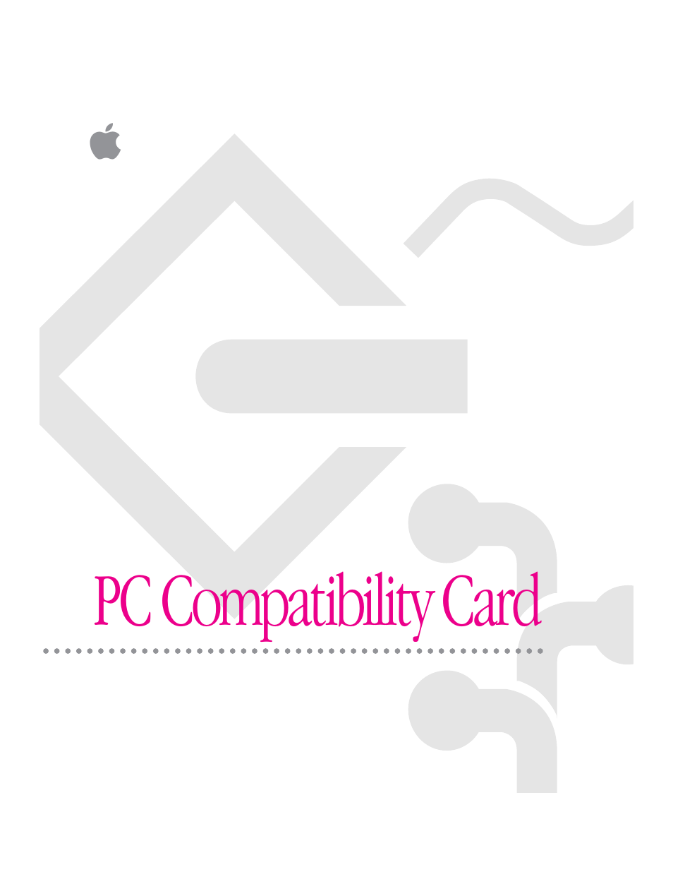 Pccompatibility card | Apple Power Macintosh 7300 series - PC Compatibility Card User Manual | Page 174 / 187