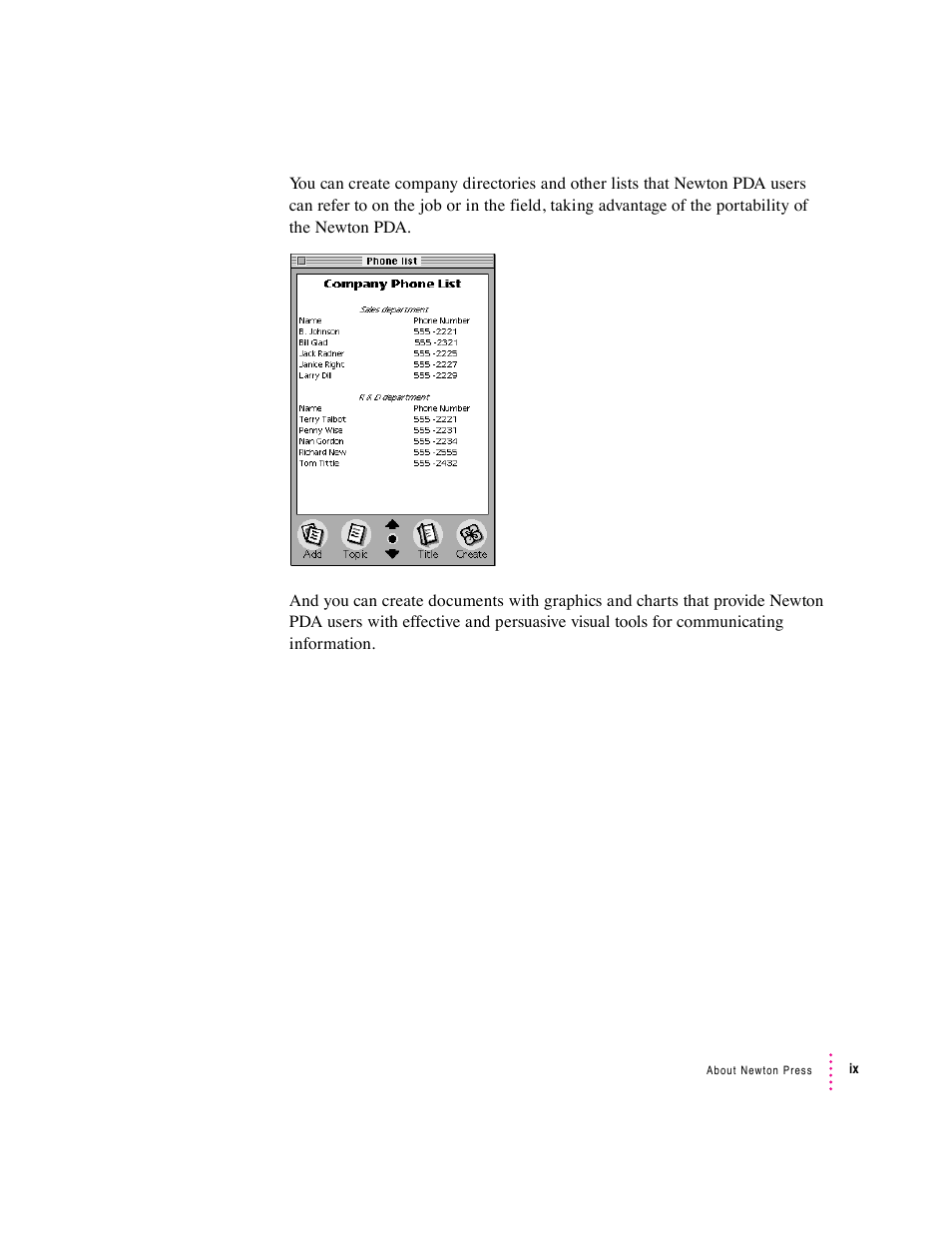 Apple Newton Press (Macintosh) User Manual | Page 100 / 103