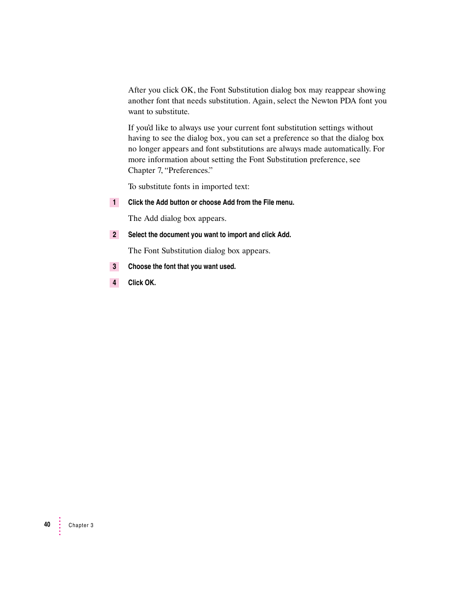 Apple Newton Press (Macintosh) User Manual | Page 40 / 103