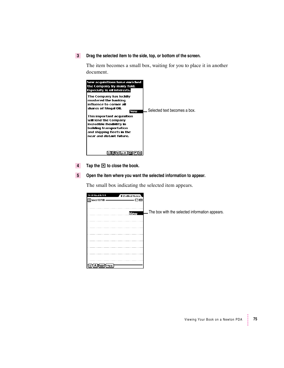 Apple Newton Press (Macintosh) User Manual | Page 75 / 103