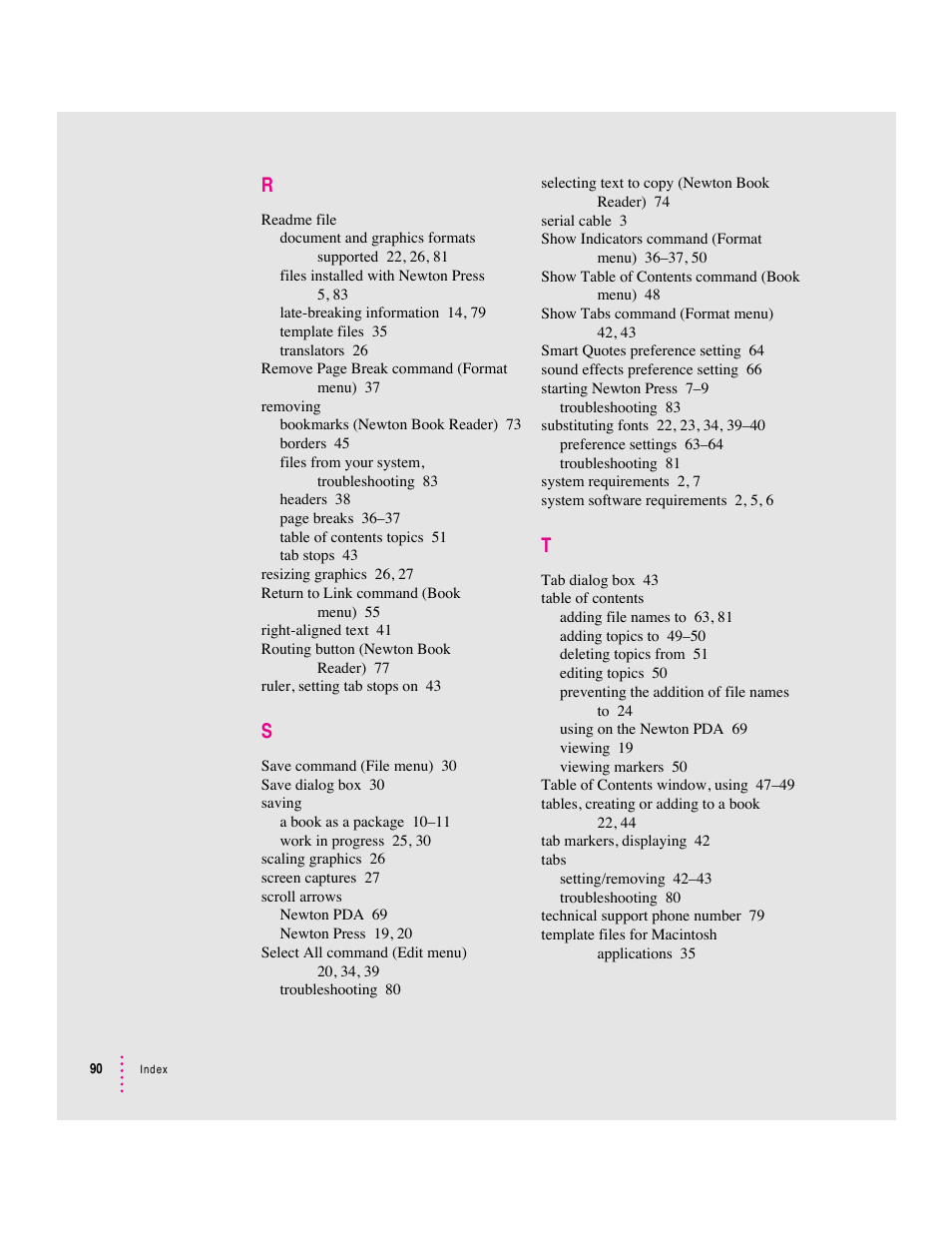 Apple Newton Press (Macintosh) User Manual | Page 90 / 103