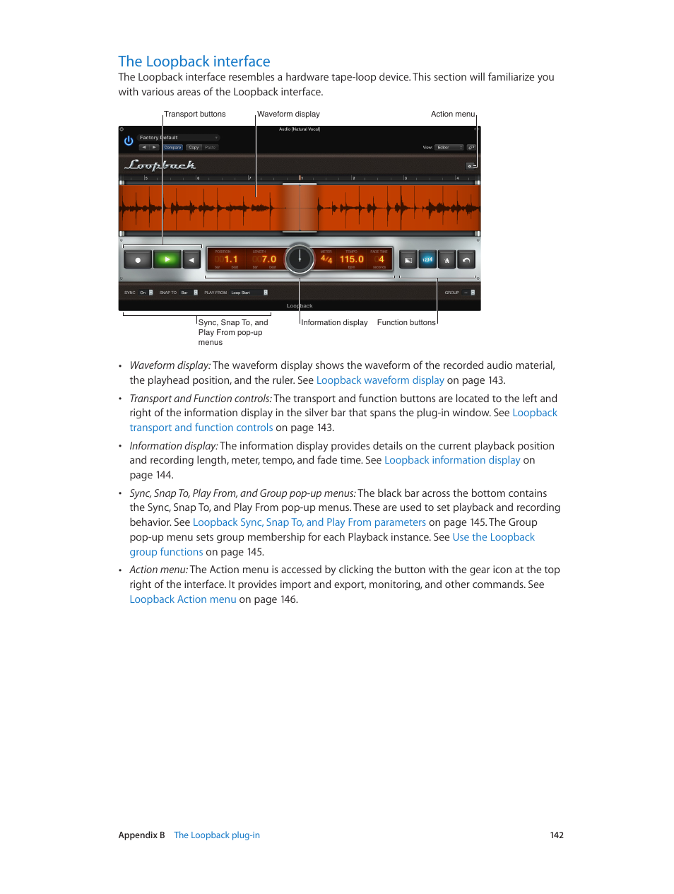 The loopback interface, 142 the loopback interface | Apple MainStage 3 User Manual | Page 142 / 158