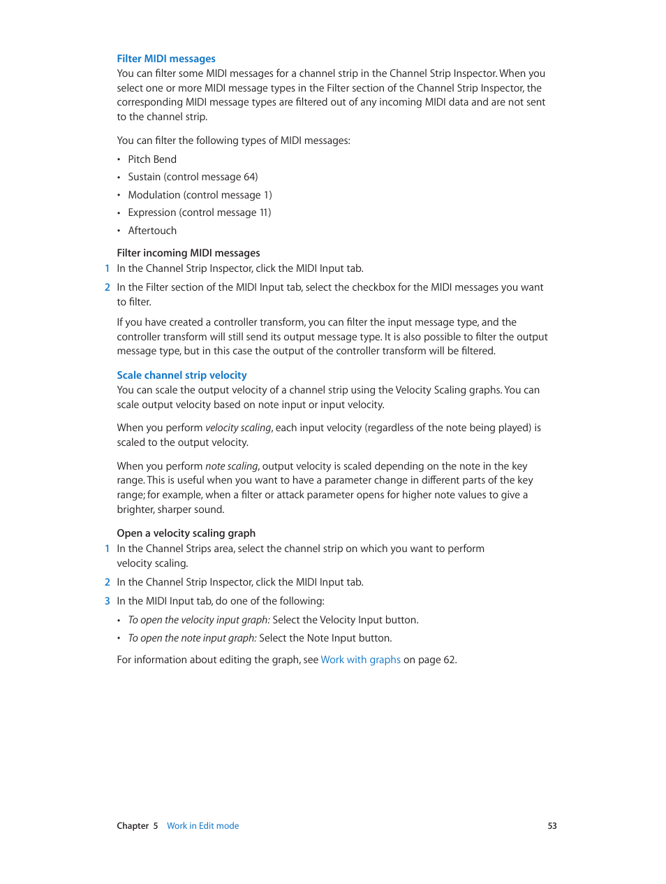 Apple MainStage 3 User Manual | Page 53 / 158