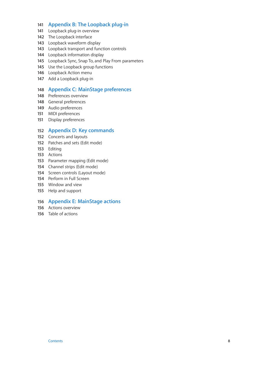 Apple MainStage 3 User Manual | Page 8 / 158